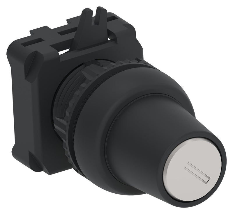 ALCOSWITCH - TE CONNECTIVITY IKE222KY1 Keylock Switch, Momentary Spring Return, SPST-1NC / 1NO, IKE Series, 2 Position, 6 A
