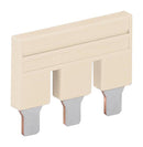 WAGO 2016-403 Jumper (Busbar), Grey, Jumper, TOPJOB S Rail Mounted Terminal Blocks - 2016 & 2116 Series, 3 Ways
