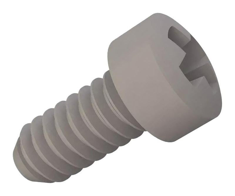 ESSENTRA COMPONENTS 010440WF025 FILLISTER PHILLIPS SCREW, 4-40, 6.4MM