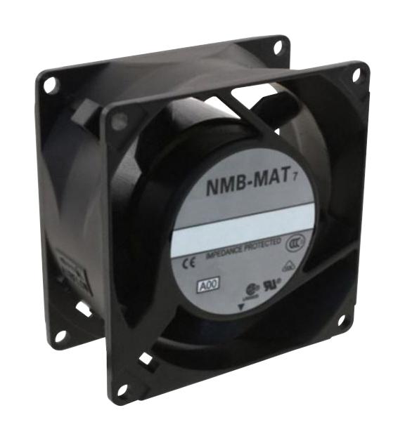 NMB TECHNOLOGIES 08038FB-A1J-EA-00 AC FAN, BALL, 80MM, 2100RPM, 115V/0.087A