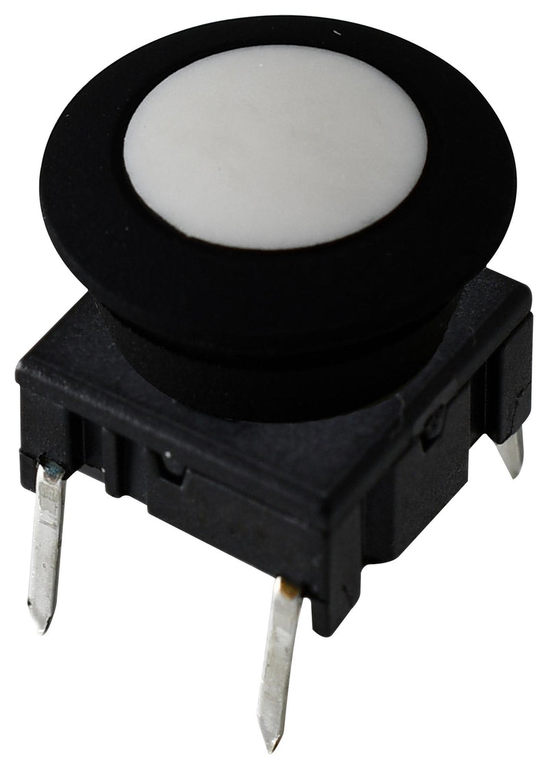 MEC 5ETH935+1SS09-12.0+AQW0936 Tactile Switch, Black, Multimec 5E Series, Top Actuated, Through Hole, Round Button, 3.5 N