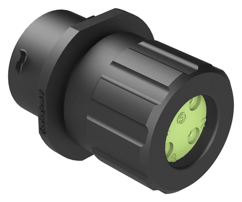 AMPHENOL SINE/TUCHEL RTS1BS12N4SHEC03R CIRCULAR CONNECTOR, RCPT, 4POS, CRIMP
