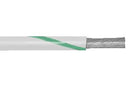 ALPHA WIRE 3050 WG005 Wire, PVC, White, Green, 24 AWG, 0.23 mm&sup2;, 100 ft