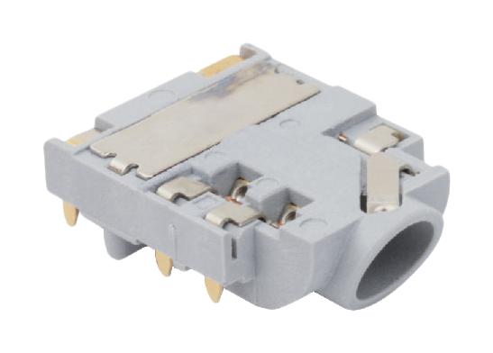 MULTICOMP PRO MP014737 Phone Audio Connector, Mid Mount, 6 Contacts, Jack, 3.5 mm, Through Hole Mount Right Angle