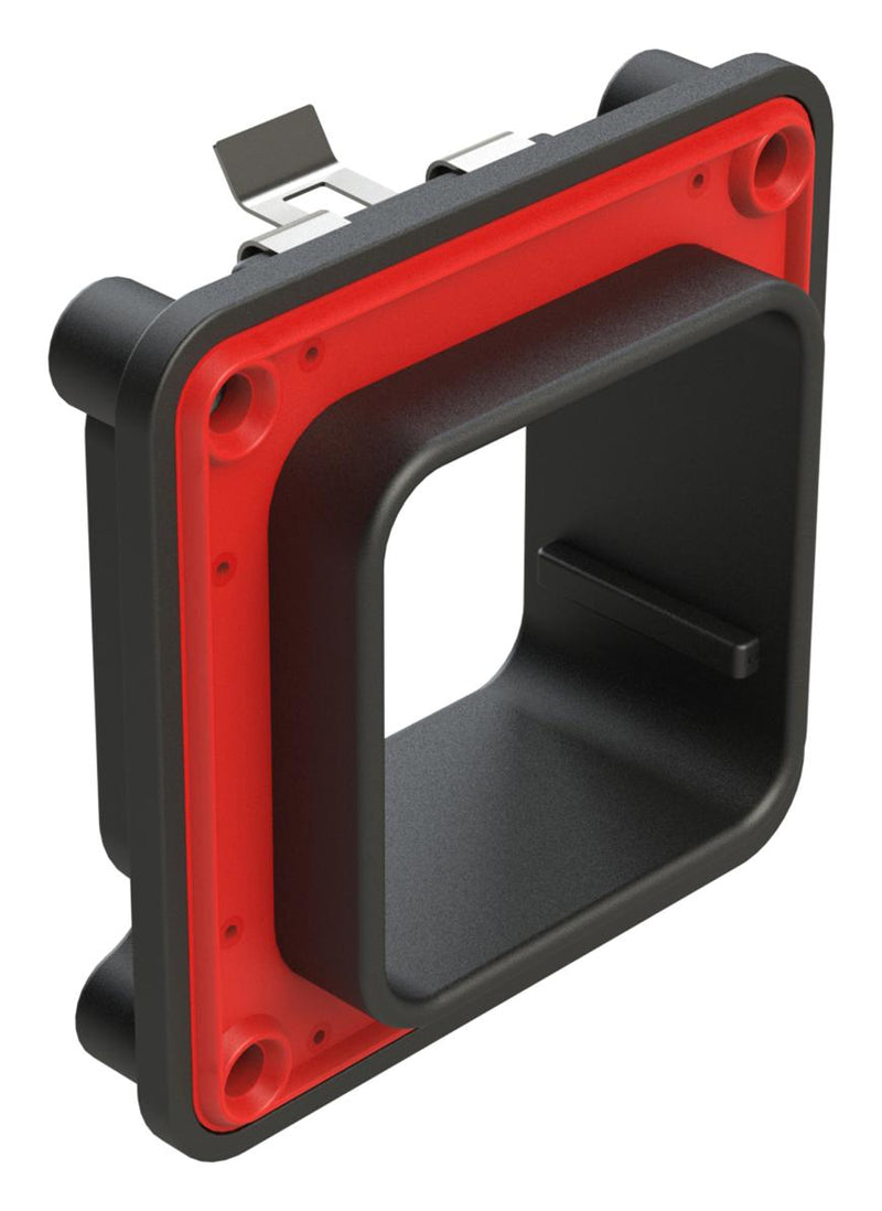 AMPHENOL SINE/TUCHEL ARBF-2D INTERFACE FLANGE, BLACK, 40/60POS RCPT