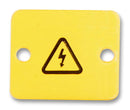 WEIDMULLER AD4 037560 Label, Warning, 24.1 mm, 20 mm, PVC, Flash / Risk Of Electric Shock (Symbol) 0375600000