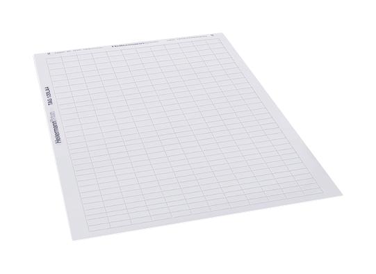 HELLERMANNTYTON 594-81101 Wire Marker, Laser Print, Blank (No Legend), 10.2mm x 10.2mm, PET (Polyester), Black, White 4031026294544