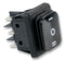 MOLVENO B4MASK19C1129000 Rocker Switch, On-Off-On, DPDT, Non Illuminated, Panel Mount, Black, B4MASK
