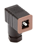 HIRSCHMANN GDSN 307 BLACK RECTANGULAR CONN, RCPT, 3+PE, SCREW
