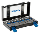GEDORE 3014444 Screwdriver Set, 1/2" Drive, 4mm, 5mm, 6mm, 7mm, 8mm, 9mm, 10mm, 12mm, 14mm Screwdrivers, 9 Piece