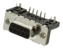 AMPHENOL COMMUNICATIONS SOLUTIONS D09S33E4GX00LF D Sub Connector, Standard, Receptacle, Delta D Series, 9 Contacts, DE, Solder