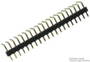 Multicomp PRO MC34763 MC34763 Pin Header Board-to-Board 2.54 mm 1 Rows 20 Contacts Through Hole Right Angle MC34