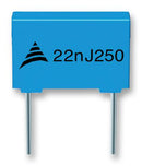 TDK B32523Q3335J000 General Purpose Film Capacitor, Metallized PET Stacked, Radial Box - 2 Pin, 3.3 µF, ± 5%, 160 V