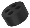 LAPP 53325260 Cable Gland Seal Insert, Skintop® DIX-M, M25, 20.8 mm OD, NBR, Black, Two 6 mm Holes