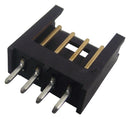TE CONNECTIVITY - AMP 280371-2 Pin Header, Shrouded, Wire-to-Board, 2.54 mm, 1 Rows, 4 Contacts, Through Hole Straight