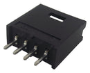 TE CONNECTIVITY - AMP 280371-2 Pin Header, Shrouded, Wire-to-Board, 2.54 mm, 1 Rows, 4 Contacts, Through Hole Straight