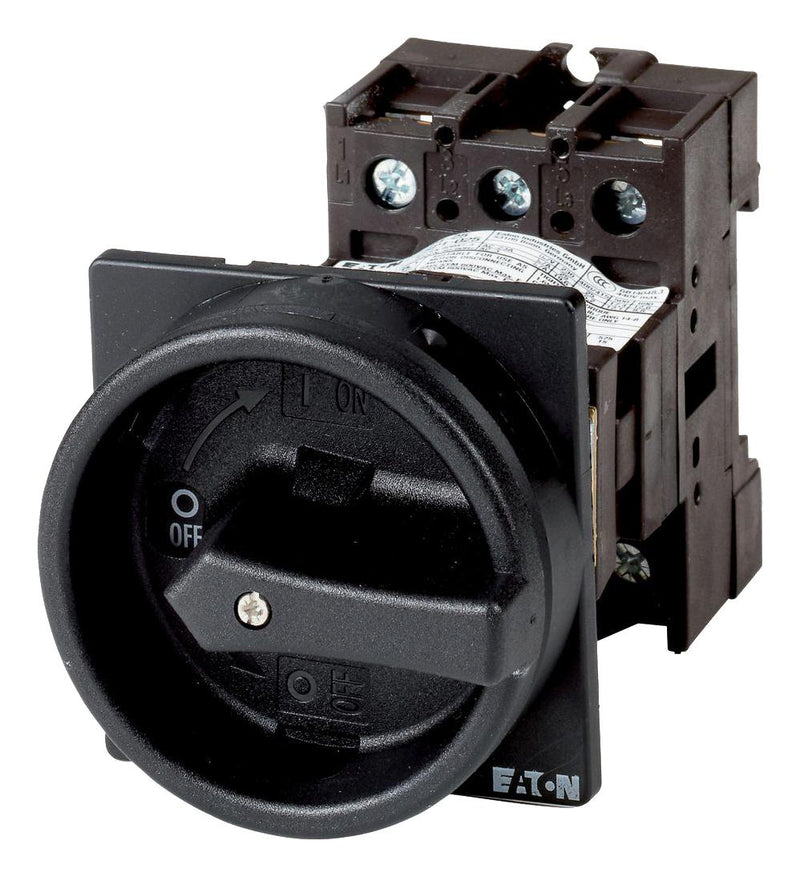 EATON MOELLER P1-25/V/SVB-SW/HI11 Switch Disconnector, Main, 3 Pole, 690 V, 25 A, IP65, NEMA 1, Screw, Rear Mount