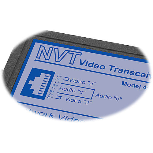 NVT Phybridge NV-418A  Dual Channel Passive Video/Audio Transceiver