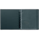 Prat Classic Ring Binder - 14 x 17" - Black - Ten Sheet Protectors