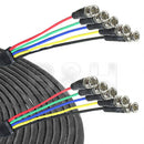 Canare 5-BNC Male to 5-BNC Male Cable - 3 ft