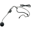 Azden HS-12H Unidirectional, Behind the Head, Headworn Microphone with Professional 4-Pin "HIROSE" Connector