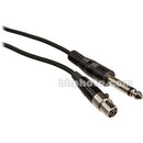 Anchor Audio 6000-14P Miniature 4-pin XLR to 1/4" Cable for WB-6000 Transmitter