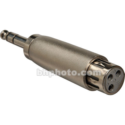 Remote Audio 1/4" TRS Male to 3-Pin XLR Female Adapter