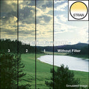 Tiffen 3 x 4" 3 Straw Hard-Edge Graduated Filter (Vertical Orientation)