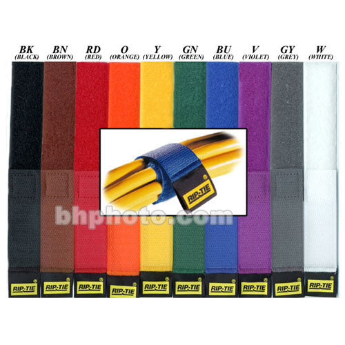 Rip-Tie CableWrap 1 x 14" (10 Pack) (Rainbow)