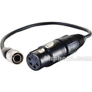 Cable Techniques BB-CSMX-12 - 12" Hirose 4/Male to XLR 4-Pin/Female for Battery Bud