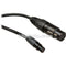 Remote Audio Lectrosonics Microphone Level to Beltpack Cable with 3-pin XLR and TA5-Female Connections (48-Inches)