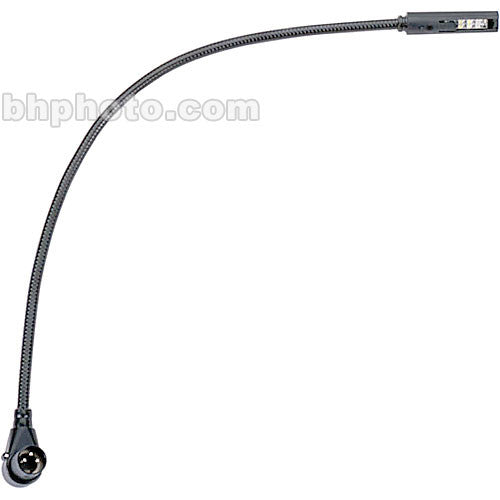 Littlite 12X-RLED - LED Gooseneck Lamp with 3-pin Right Angle XLR Connector (12-inch)