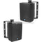 Atlas Sound SM42T-B 4" 2-Way 16W Weather-Resistant Surface Speaker (Pair, Black)