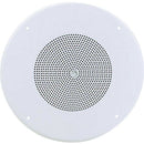 Atlas Sound GD87W 8" 2-Way 16W Coaxial Ceiling Speaker with Baffle & 70.7V Transformer