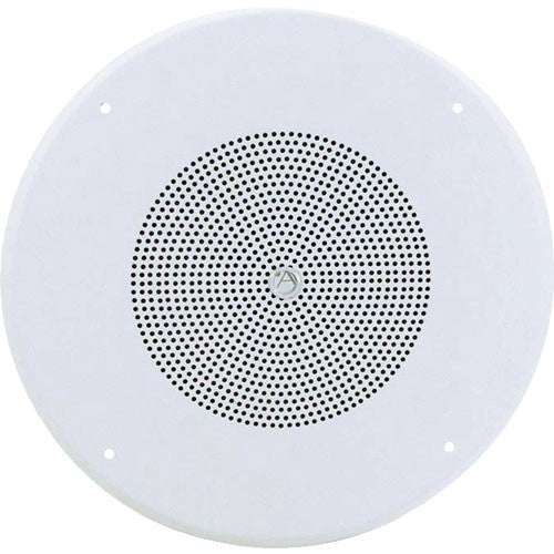 Atlas Sound GD87W 8" 2-Way 16W Coaxial Ceiling Speaker with Baffle & 70.7V Transformer