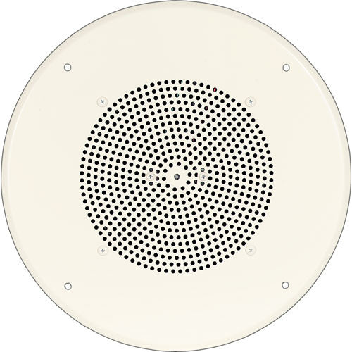 Bogen Ceiling Speaker Assembly with S86 8" Cone & Recessed Volume Control (Off-White)