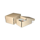 Print File MEPH57TAN Metal Edge Storage Box (5.5 x 8 x 11") (Tan)
