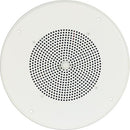 Bogen Ceiling Speaker Assembly with S86 8" Cone , Recessed Volume Control & Screw Terminal Bridge (Bright White)