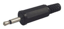 LUMBERG KLS 10 Phone Audio Connector, 2 Contacts, Plug, 2.5 mm, Cable Mount, Metal Body