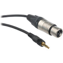 Sony EC-1.5BX 3.5mm Locking Mini-Plug to Female XLR Cable (4.9')