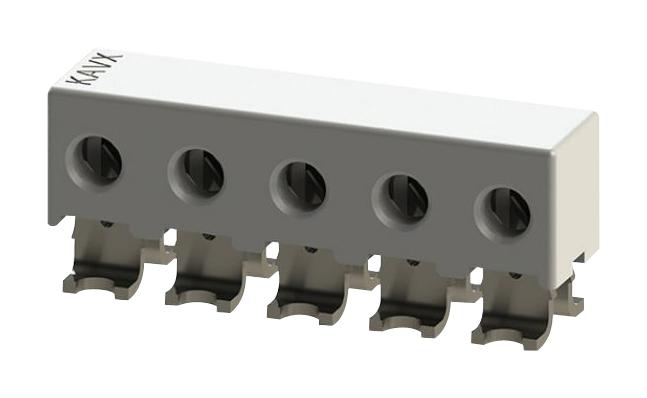 KYOCERA AVX 009176005711906 IDC Connector, Board In Connector, 4 mm, 1 Row, 5 Contacts, Cable Mount, Surface Mount