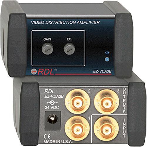 RDL EZ-VDA3B  1x3 Composite Distribution Amplifier (BNC)