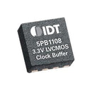 RENESAS 5PB1108CMGI8 Clock Buffer, 200MHz, 1.71 V to 3.465 V, 8 Outputs, VFQFPN-16, -40&deg;C to 85&deg;C