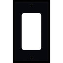 FSR SS-DPLT1-BLK Decora Wall Plate (1-Gang, Black)