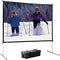 Da-Lite 88640K Fast-Fold Deluxe Portable Projection Screen (9 x 12')