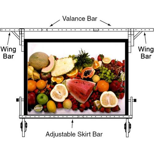 Da-Lite Wing Bars for 83 x 144" Fast-Fold Deluxe Projection Screen (One Pair)