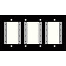 FSR IPS-WP1Q-BLK 4 Gang Wall Plate (Black)