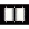 FSR IPS-WP1T-BLK 3 Gang Wall Plate (Black)