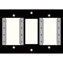 FSR IPS-WP2T-BLK 3 Gang Wall Plate (Black)
