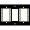 FSR IPS-WP2T-BLK 3 Gang Wall Plate (Black)